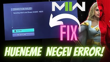 How To Fix Call of Duty #HUENEME NEGEV Error #mw2 & warzone 2.0 || by borntoplaygames
