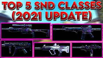 BEST SnD Class Setups (UPDATED) In Modern Warfare - TOP 5 BEST Class Setups For Search And Destroy