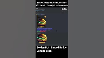 Golden Bot Embed Builder! Easiest way to make Discord Embeds!