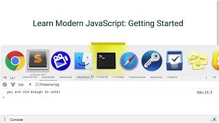 JavaScript Critical Parts 1417 Working with the if Conditional Part 2