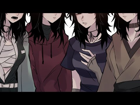My 4 ocs • gacha + drawing