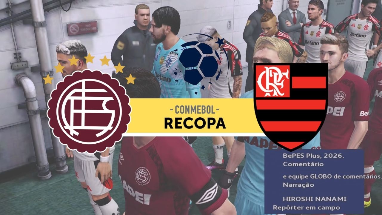 LANÚS X FLAMENGO | RECOPA SULAMERICANA 20226 | PES 2013 + PATCH BePES AMÉRICAS | PC