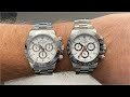 Rolex Daytona White Dial Ceramic Compared To The Previous Version | Rolex Wrist Shots