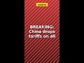 🚨 BREAKING: China drops tariffs on all African nations except Eswatini! #Shorts