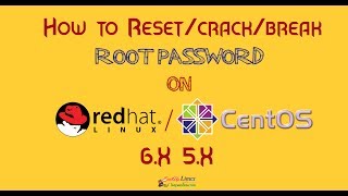 How To Reset/Crack/Break Root Or User Password On CentOS/RHEL 6/5  | kapendra.com