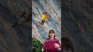 The FIRST Woman to Climb 9b+ 🤯 #climbing #janja
