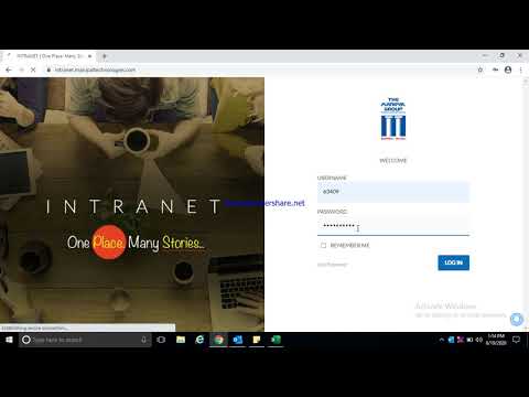 How to Login Intranet