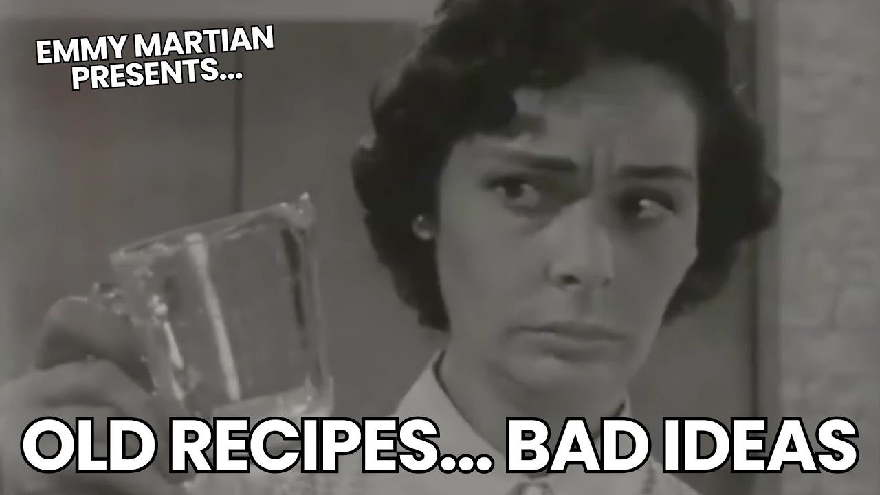 Emmy Martian riffs a vintage educational short in, "OLD RECIPES... BAD IDEAS"