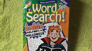 ASMR Archie comics Word Search words (tracing, page flipping,soft spoken) screenshot 2