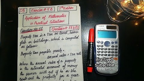 Mathematics Book 3 (D3) |  7th Edition | Exercise # 5 B | Q # 11 & 12 | Ifra Syed | in Urdu\Hindi