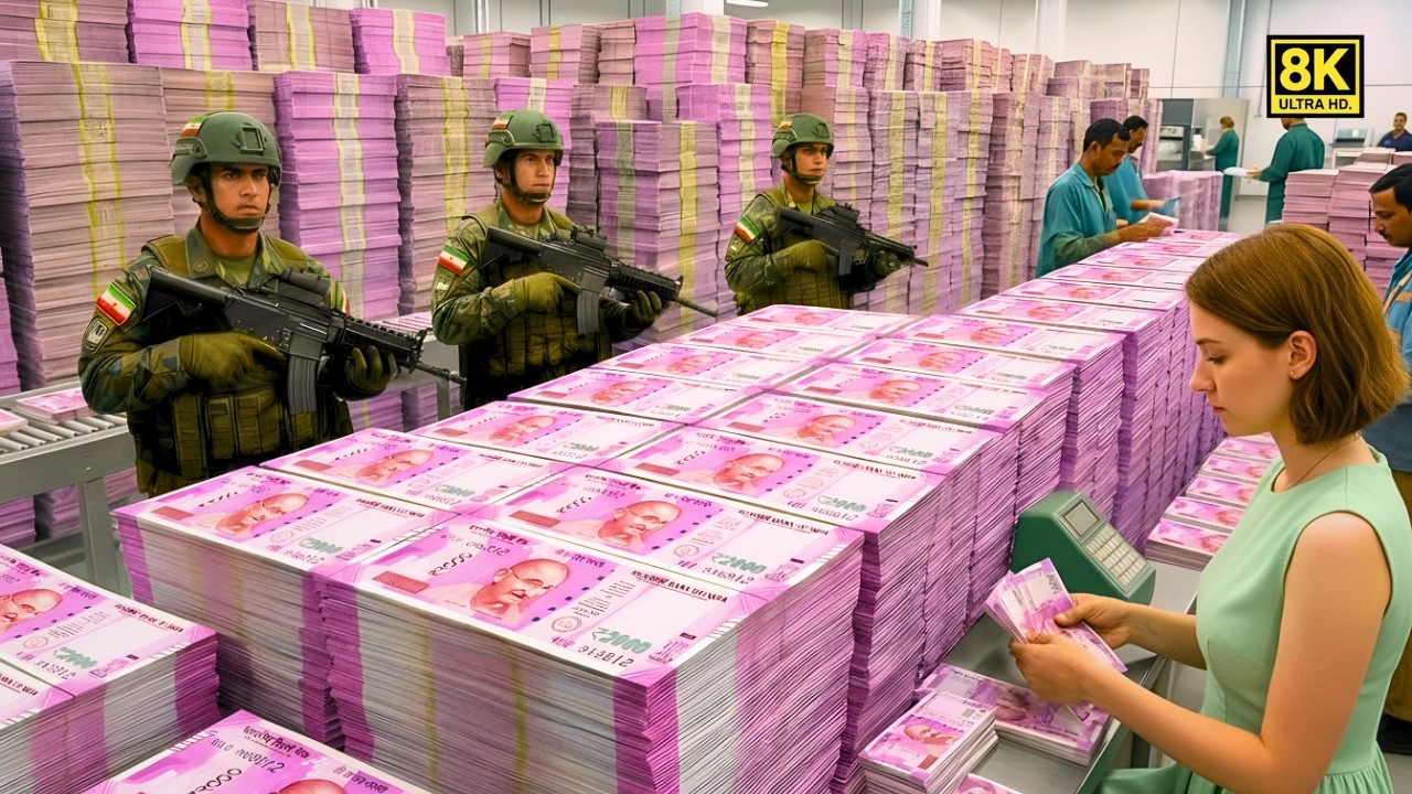 Inside India's Money Factory How They Print 17 Languages on Every Rupee