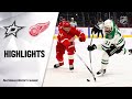 Stars @ Red Wings 4/24/21 | NHL Highlights
