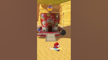 Crazy trick jump in Seaside Kingdom #marioodyssey #gaming #trickjump #trending #impossible