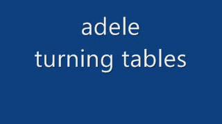 adele turning tables