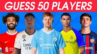 Guess 50 Football Players in 3 Seconds | Football Quiz 2024