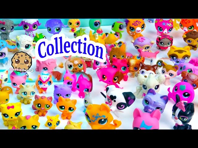 Mega Littlest Pet Shop Collection Tour All Cats Dogs Fairy More Animals LPS  Toys Videos Cookieswirlc 