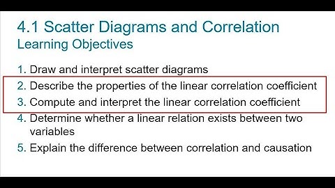 4.1 Scatter Diagrams and Correlations (Slides 13 - 19)
