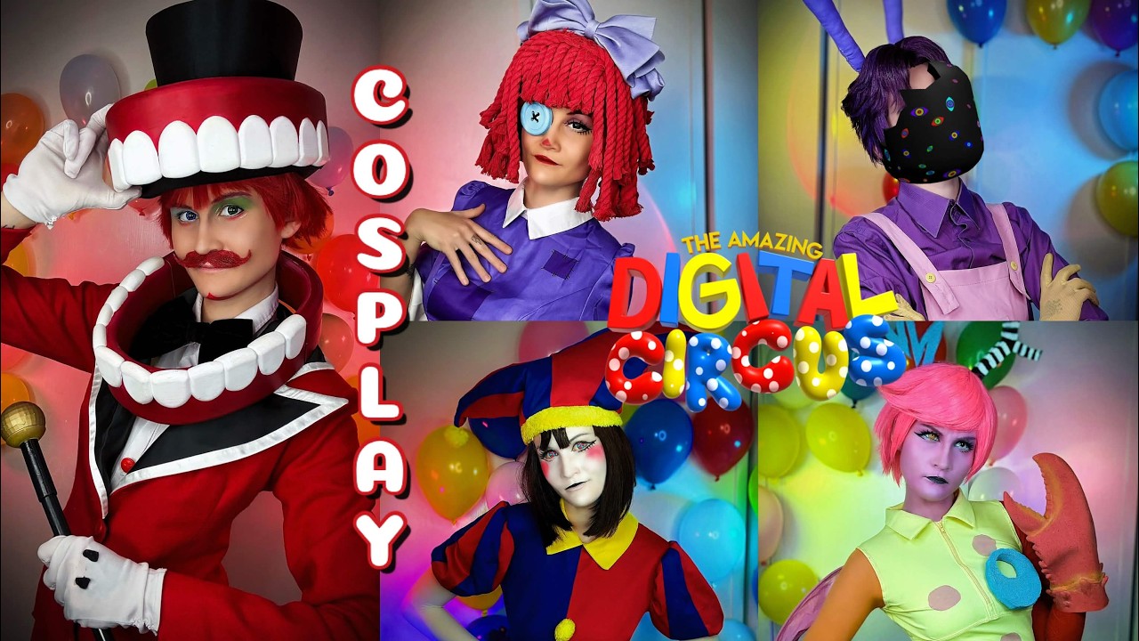 Recreating The Amazing Digital Circus in COSPLAY !