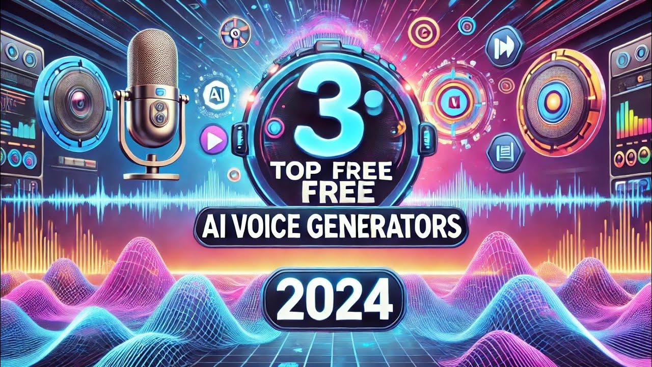 Top 3 FREE AI Voice Generators in 2024 (No Payment Needed!) - YouTube