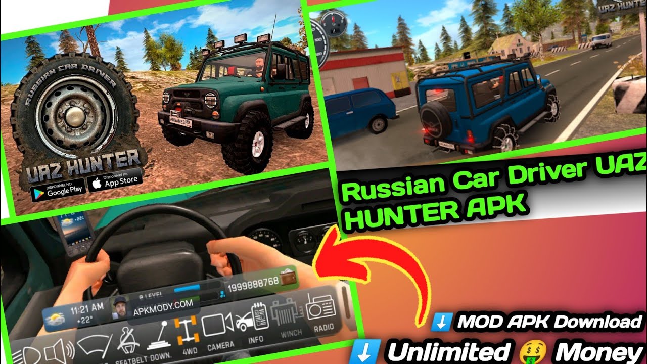 Russian Car Driver UAZ Hunter MOD APK 2023 ( Unlimited