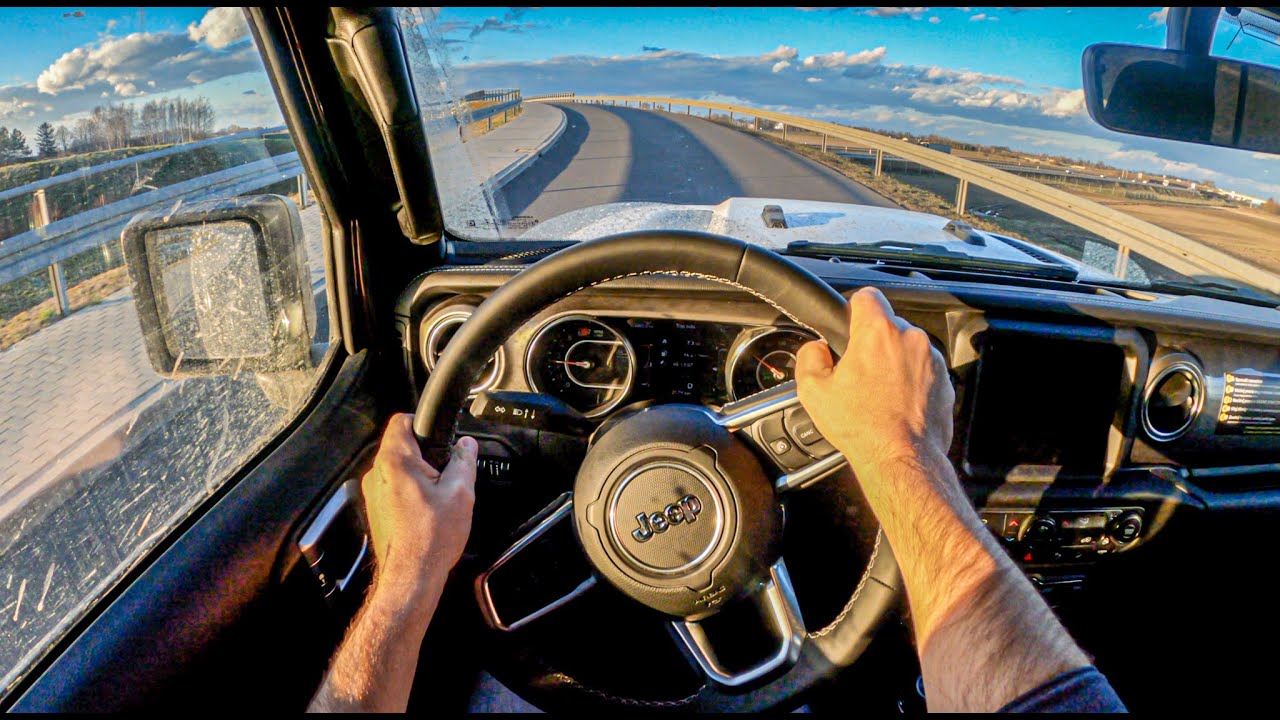 Jeep Wrangler IV Sahara ( 272 HP) | POV Test Drive #460 Joe Black -  YouTube