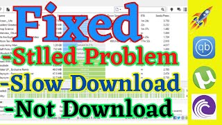 Fixed All My qbittorrent stalled problem qbittorrent not downloading how to speed up qbittorrent