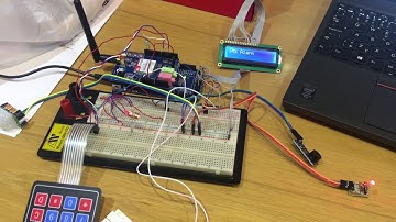 GSM alarm Arduino Mega 2560 with LCD - test
