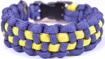How to Make a Stitched Solomon Paracord Survival Bracelet - BoredParacord