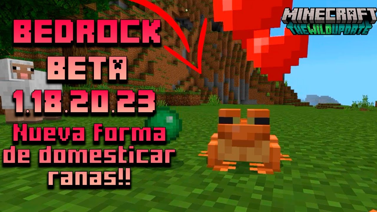 👉Nueva Forma de Domesticar Ranas 🐸// Minecraft 1.18.20.23 BETA 👀👈 ...