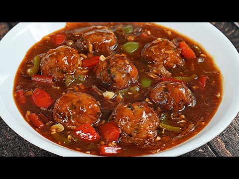 होटल जैसी वेज मंचूरियन ग्रेवी वाली | Veg Manchurian Gravy | Veg Manchurian Recipe | Kabitaskitchen