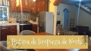 RUTINA DE LIMPIEZA NOCTURNA DE MI CASA PEQUEÑA /Quitando decoración/preparando mi hogar para NAVIDAD