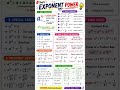mathematics#mathshorts#mathstricks#mathsviraltricks#exponents#power#mathsviralvideo#viralshort