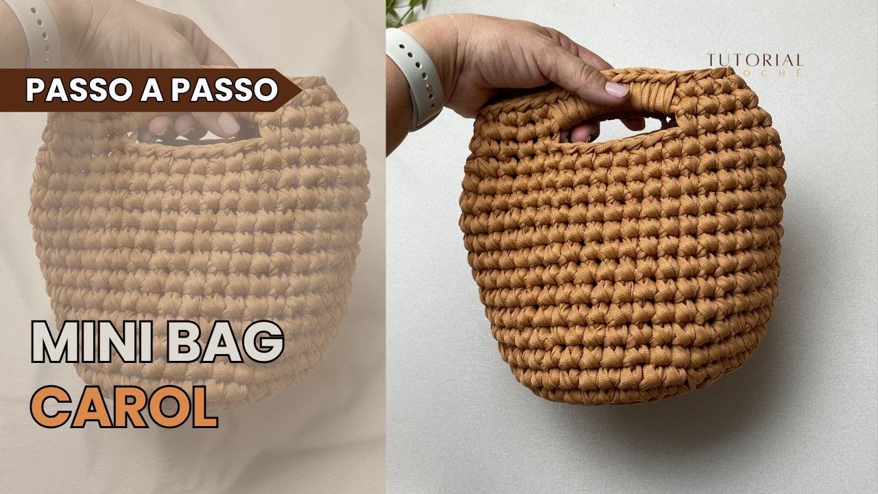 Mini Bag em crochê fácil e rápido para Iniciantes / Bolsa em fio de malha