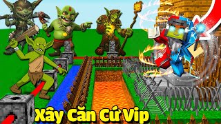 MINI GAME : CĂN CỨ BẢO VỆ LÂU ĐÀI #1 ** NOOB TRỞ THÀNH PHÙ THỦY TỐI THƯỢNG XÂY CĂN CỨ GIÚP NHÀ VUA