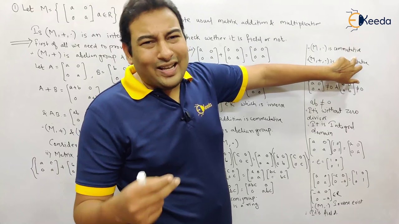 Ring Field and Integral Domain Problem 1 - Algebraic Structures - Discrete Mathematics