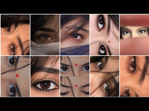 👀Most Beautiful girl eye DPs |🤌🏻 hide face DP images for girls |✨stylish eye PFP ideas / hide face