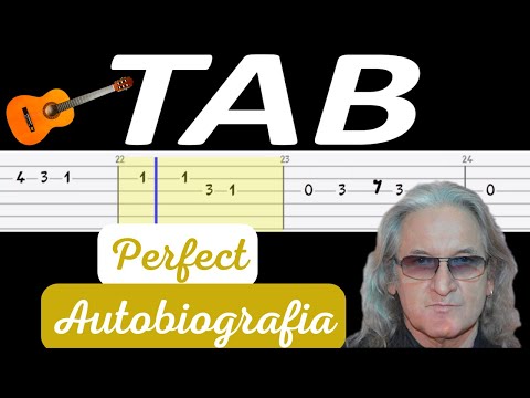 🎸 Autobiografia (Perfect) - melodia TAB (gitara) 🎵 TABY I NUTY W OPISIE 🎼