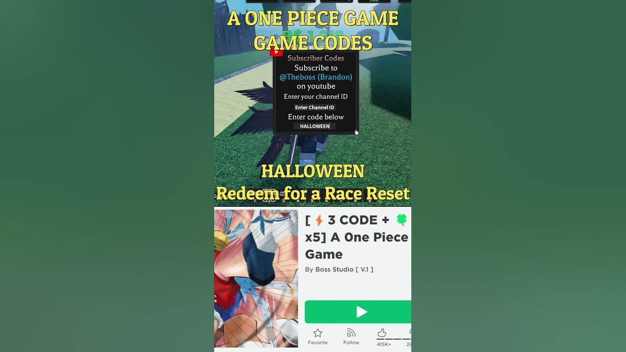 NEW! (2022) 🎃 Roblox A One Piece Game Codes 💎 ALL *UPDATE* CODES