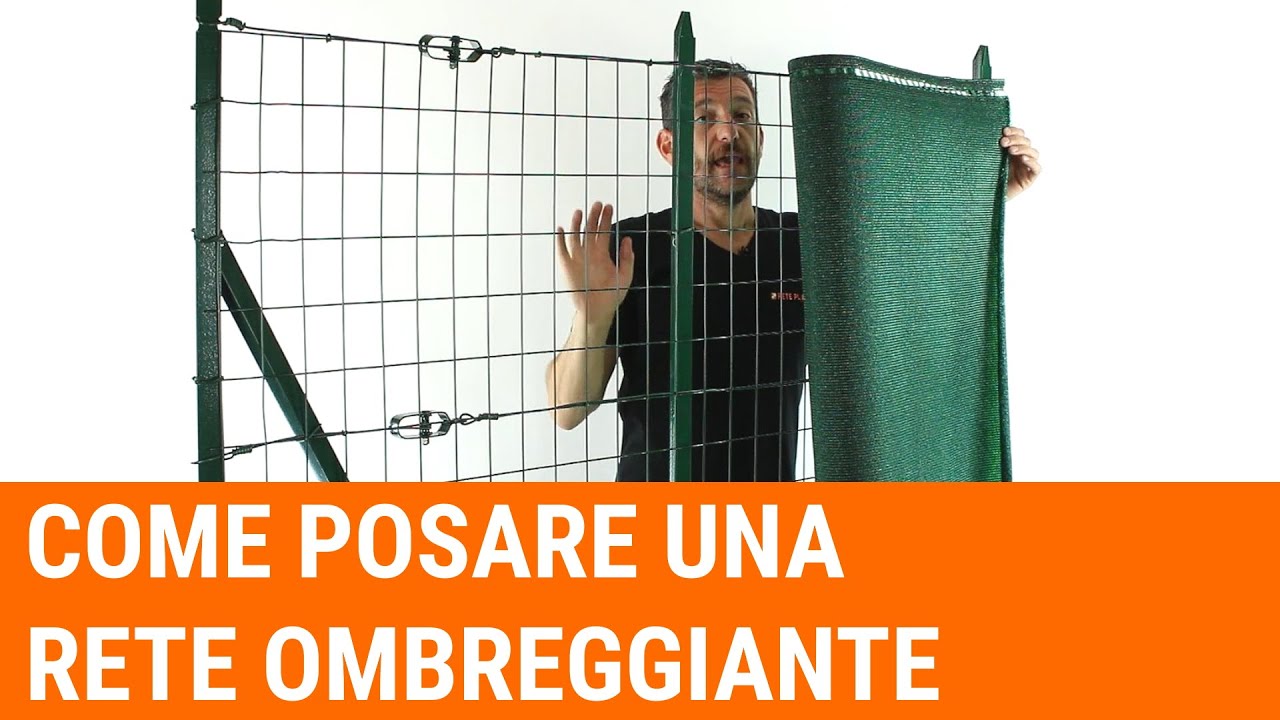 Tutorial: 3 modi per posare una rete ombreggiante. La guida definitiva! 