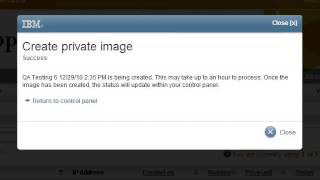 Demo #5 - Image Creation and Instance Creation - IBM Dev and Test Cloud, v1.3