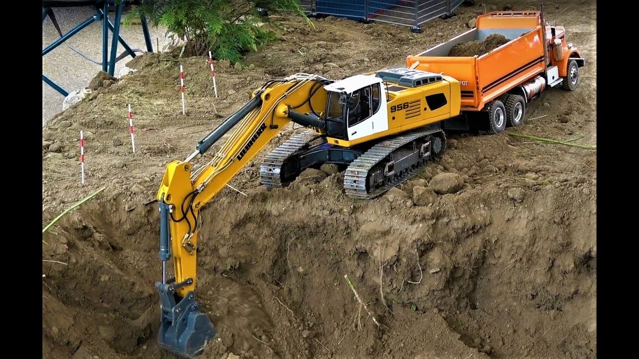 RC Excavators and Trucks, Tamasi YouTube