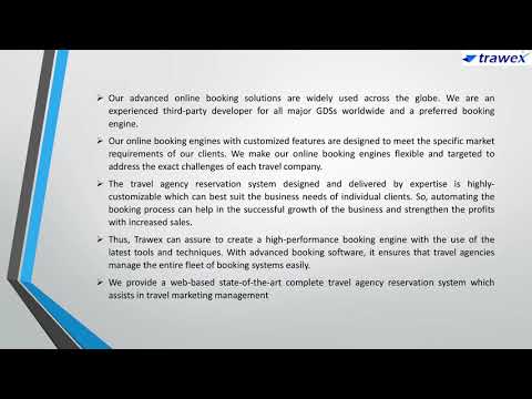 Travel Agency Reservation System | Trawex