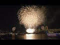 【4K】Tokyo Odaiba double fireworks and new Gundam