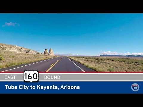 US Highway 160 - Tuba City to Kayenta - Arizona |  Drive America's Highways 🚙