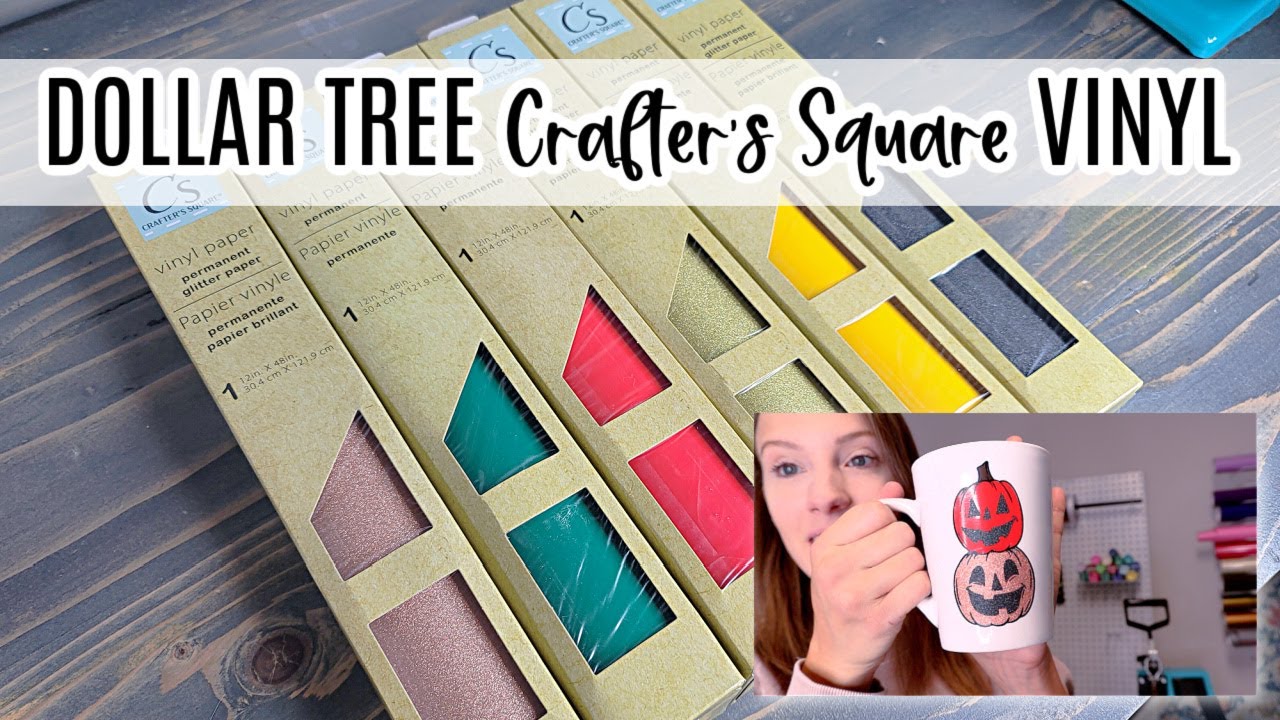 NEW Dollar Tree Crafter's Square Vinyl