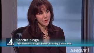 Sandra Singh on Studio 4 with Host Fanny Kiefer