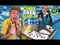 I Only Ate FREE Samples For 24 Hours... (IMPOSSIBLE FOOD CHALLENGE)