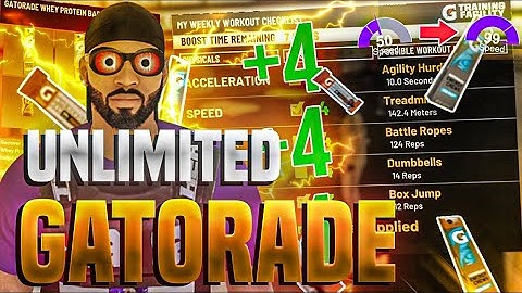 THE *NEW* FASTEST WAY TO GET UNLIMITED GATORADE AND +4 ON ALL YOUR WEEKLY WORKOUTS IN NBA 2K20