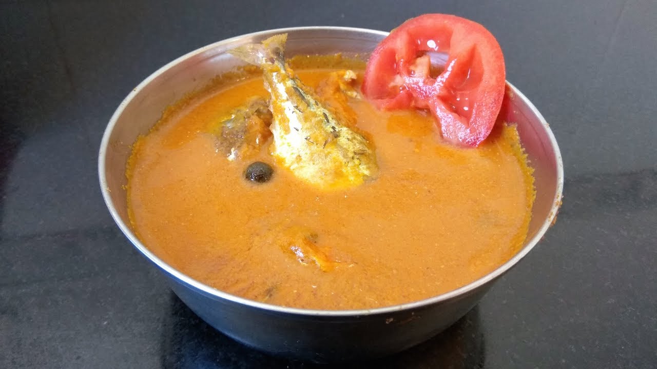 Goan Mackerel Curry Goan Fish Curry Bangda curry YouTube