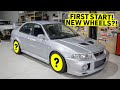 CHEAP EVO 6 FIRST Startup & New WHEELS